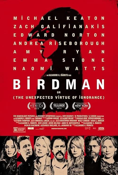 Birdman or (The Unexpected Virtue of Ignorance) film posteri