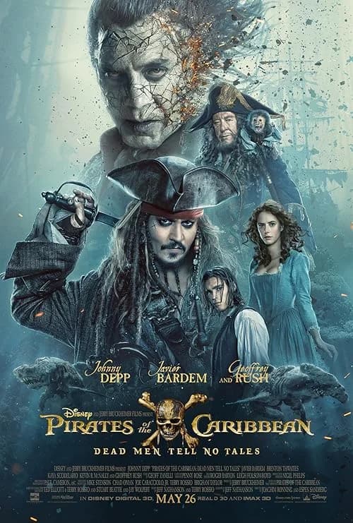 Pirates of the Caribbean: Dead Men Tell No Tales film posteri