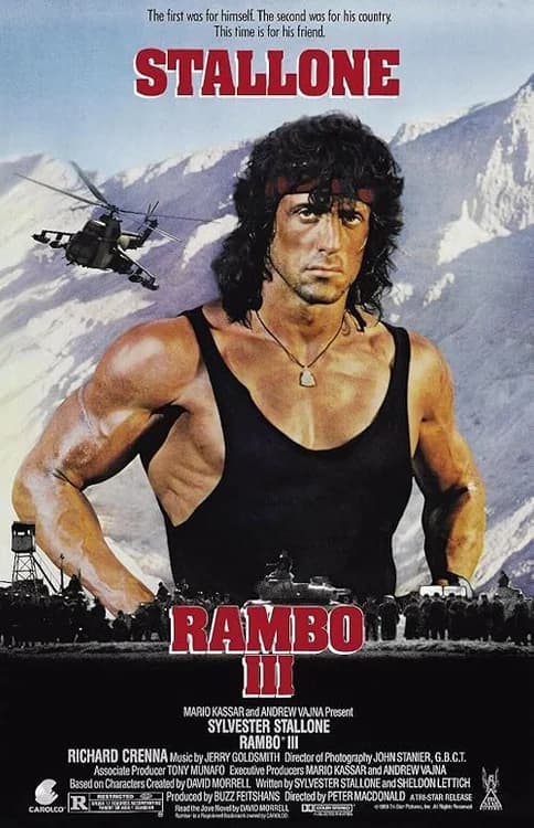 Rambo III film posteri