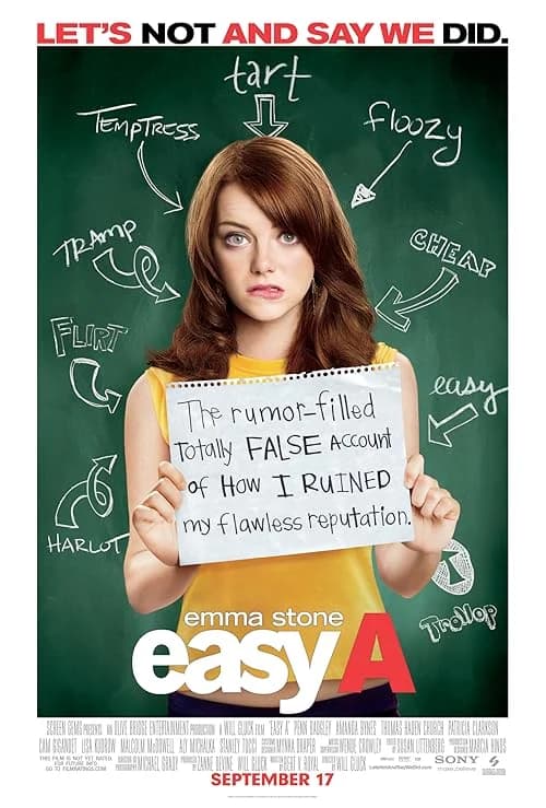 Easy A film posteri