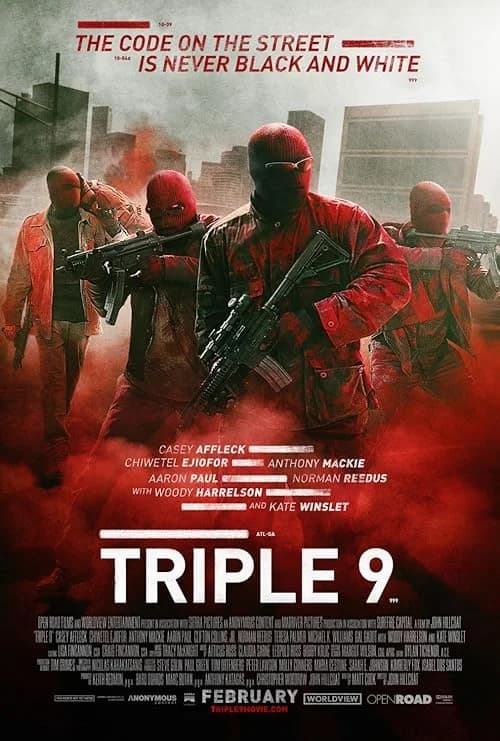Triple 9 film posteri